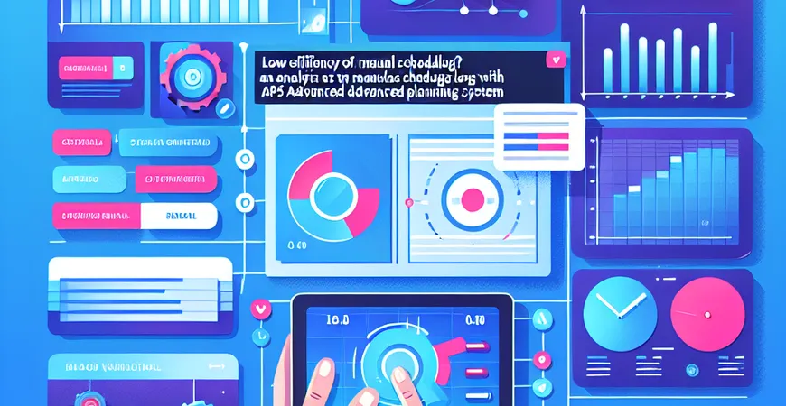  人工排产效率低？APS高级计划系统的排产逻辑剖析  